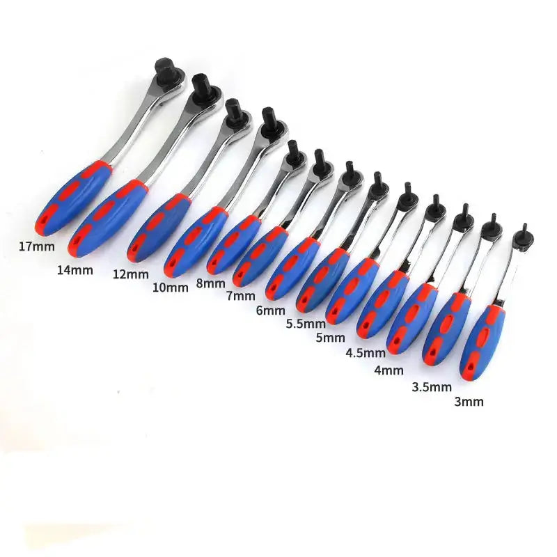 Reversible Ratchet Allen Key Wrench – 4mm to 17mm (available in various sizes) - HBC