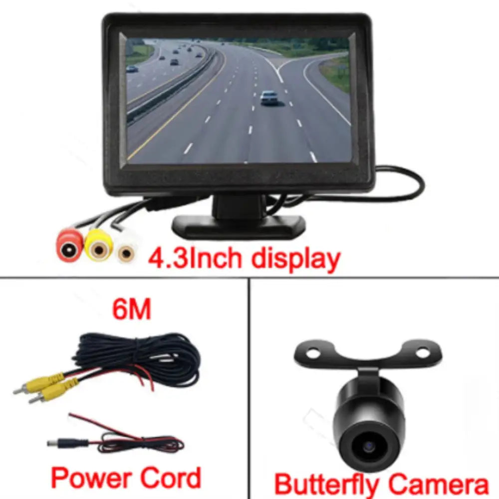 Reversing Camera - 4.3’’ (5 various types available) - Butterfly Camera - HBC