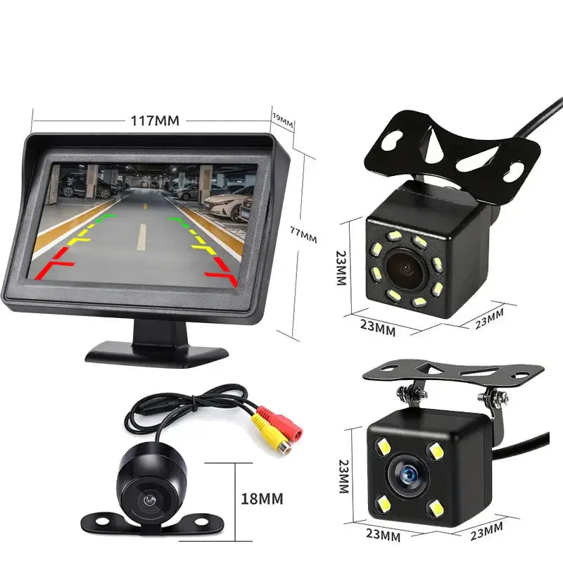 Reversing Camera - 4.3’’ (5 various types available) - HBC