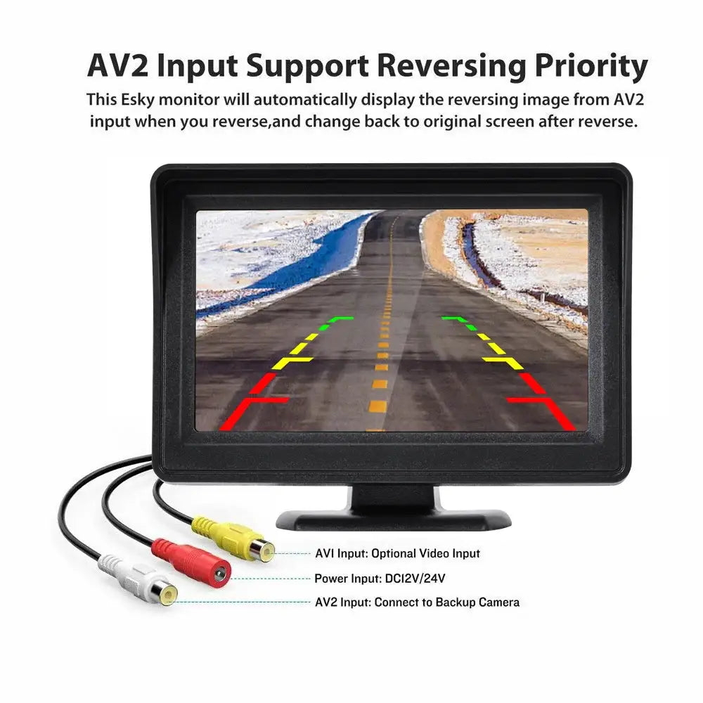 Reversing Camera - 4.3’’ (5 various types available) - HBC