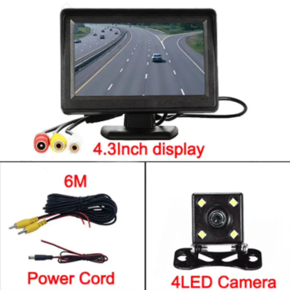 Reversing Camera - 4.3’’ (5 various types available) - X116-4LED Camera - HBC