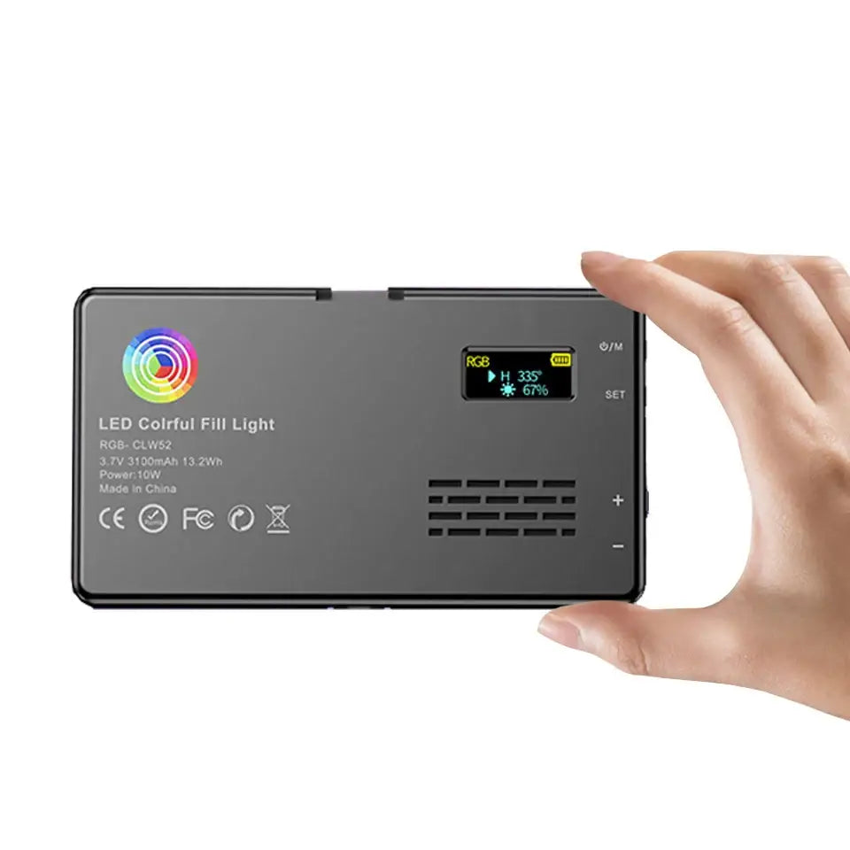 RGB LED Camera Light Panel for Vlog & DSLR - SS