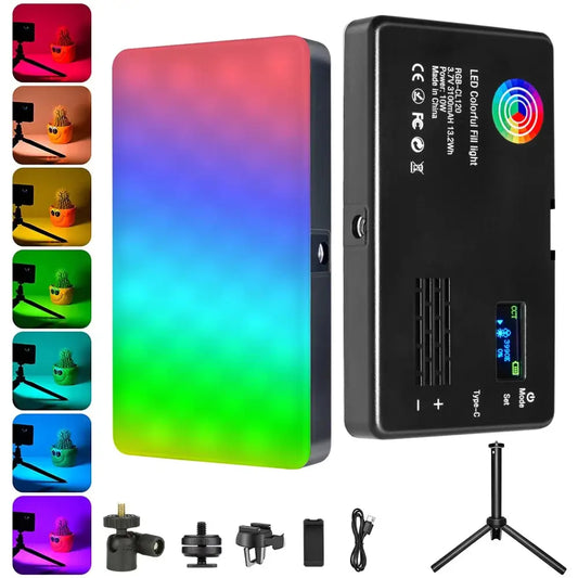 RGB LED Camera Light Panel for Vlog & DSLR - SS