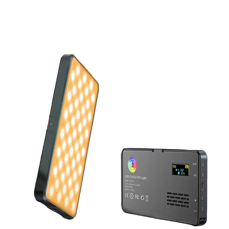 RGB LED Camera Light Panel for Vlog & DSLR - SS