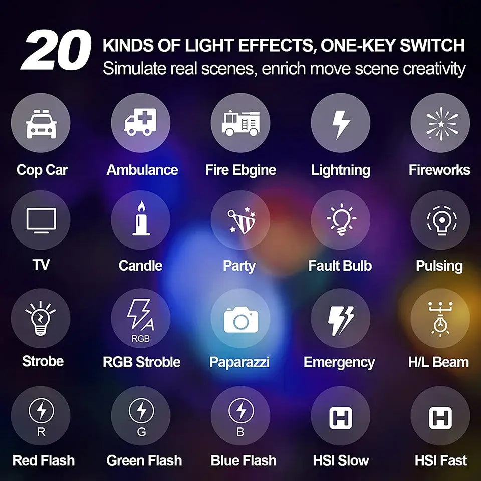 RGB LED Camera Light Panel for Vlog & DSLR - SS