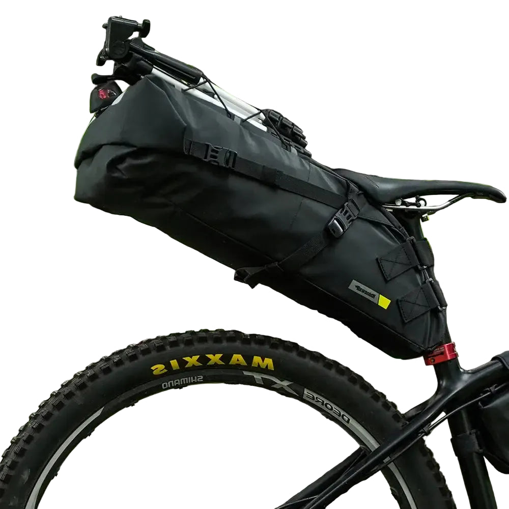 Rhinowalk Bike Bag Waterproof 10L13L Bicycle Saddle Bag Cycling Foldable Tail Rear Bag MTB Road Trunk Bikepacking