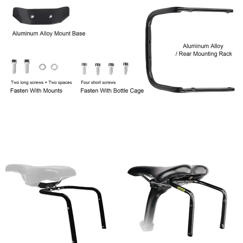 Rhinowalk Bike Bag Waterproof 10L13L Bicycle Saddle Bag Cycling Foldable Tail Rear Bag MTB Road Trunk Bikepacking