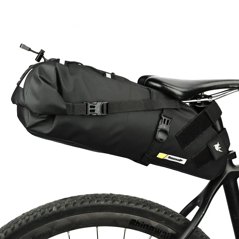 Rhinowalk Bike Bag Waterproof 10L13L Bicycle Saddle Bag Cycling Foldable Tail Rear Bag MTB Road Trunk Bikepacking