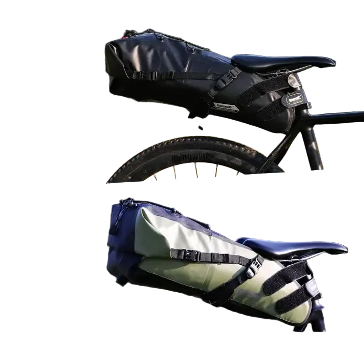 Rhinowalk Bike Saddle Bag Waterproof 5L-13L Large Capacity Foldable Tail Rear Bag Reflective Cycling MTB Trunk Pannier