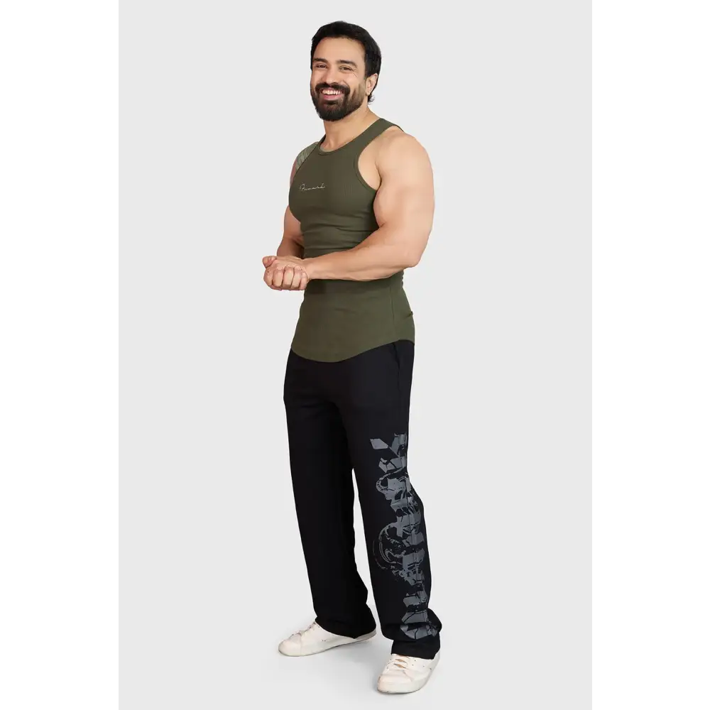 Ribbed Tank Olive - Vest