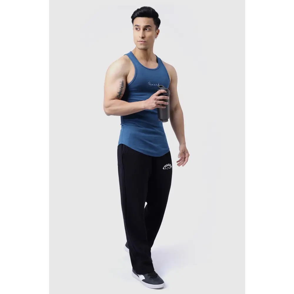 Ribbed Tank Teal - Vest
