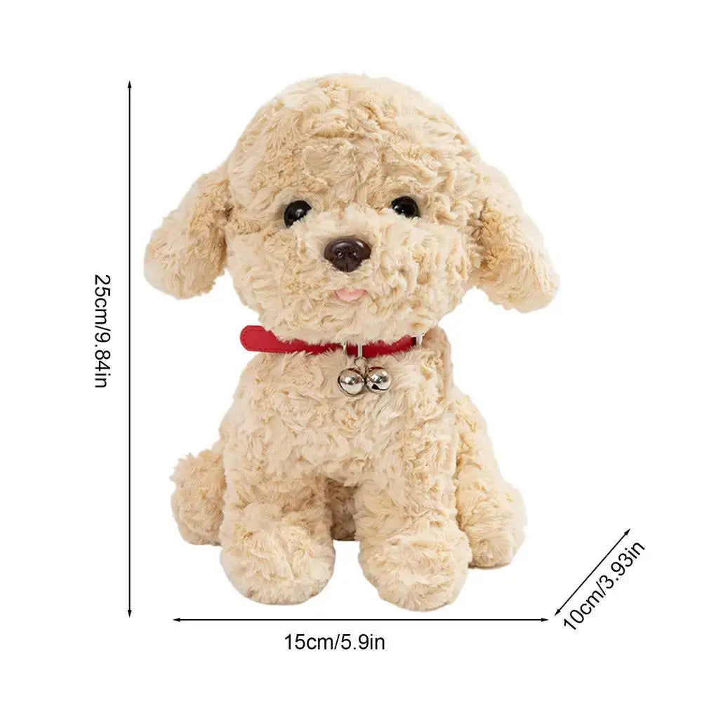 Robot Puppy Dog Interactive Robot Puppy Plush Toy - Realistic Moving Talking Electronic Pet Dogs for Kids Boys Girls