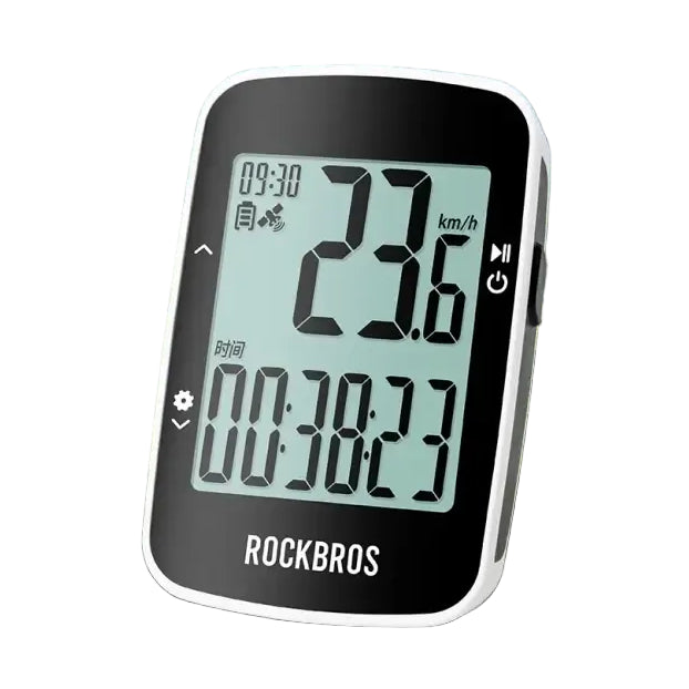 ROCKBROS Bicycle Computer Wireless Bluetooth GPS Beidou Digital Cycling Stopwatch USB IPX7 Waterproof MTB Road Bike