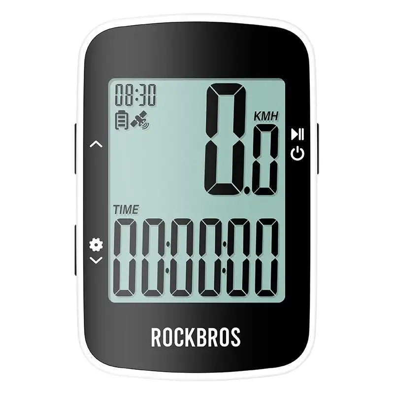 ROCKBROS Bicycle Computer Wireless Bluetooth GPS Beidou Digital Cycling Stopwatch USB IPX7 Waterproof MTB Road Bike