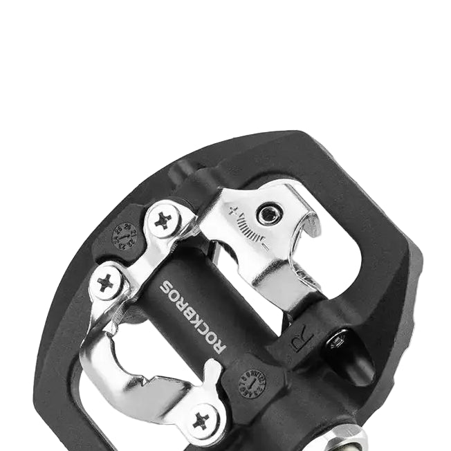 ROCKBROS Bicycle Lock Pedal 2 In 1 Anti-slip Lock Nylon Pedal MTB Bike Pedals Flat Cleat Platform Shimano SPD Bike