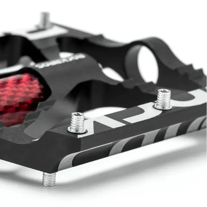 ROCKBROS Bicycle Pedals Alloy Bearings Cycling Pedals Platform Bike Flat Pedal Pedals Reflective Anti-slip MTB Bike