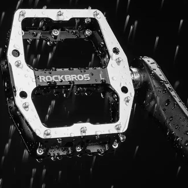 ROCKBROS Bicycle Pedals Aluminum alloy Sealed Bearing Pedal Lightweight Mtb Road Bike Platform Pedals Non-Slip Dustproof