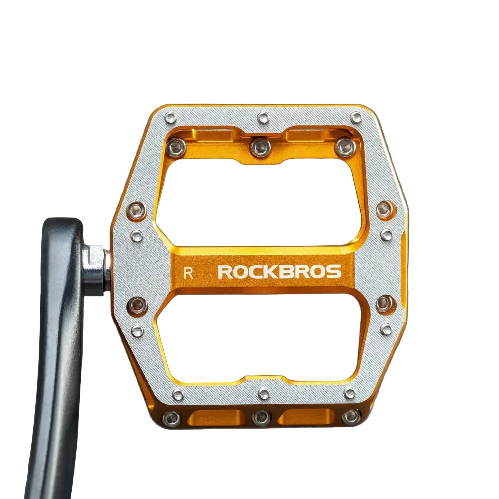 ROCKBROS Bicycle Pedals Aluminum alloy Sealed Bearing Pedal Lightweight Mtb Road Bike Platform Pedals Non-Slip Dustproof