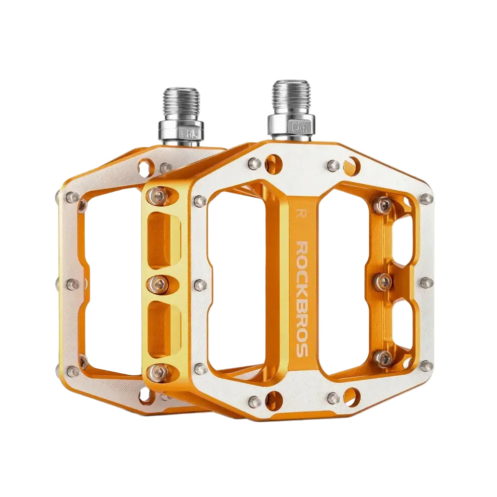 ROCKBROS Bicycle Pedals Aluminum alloy Sealed Bearing Pedal Lightweight Mtb Road Bike Platform Pedals Non-Slip
