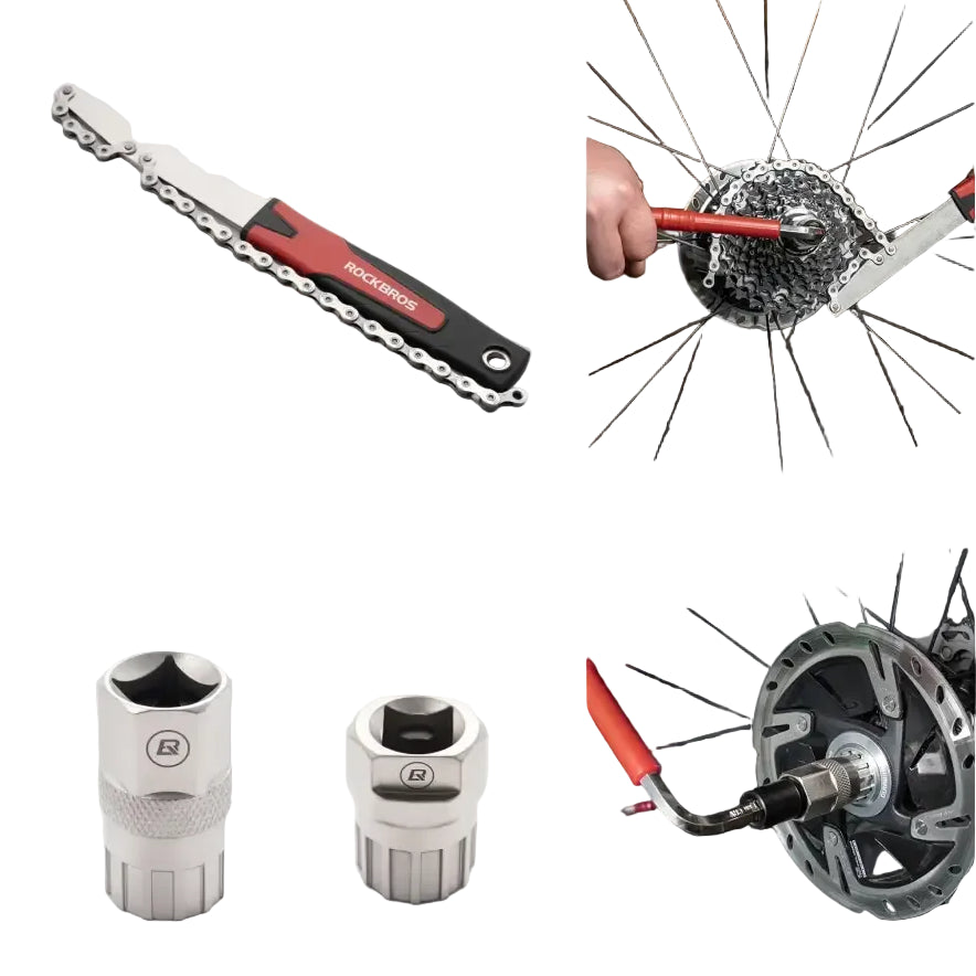 ROCKBROS Bicycle Repair Tool Kits Professional Bike Multifunction Repair Tools Key Set Cycling Tools