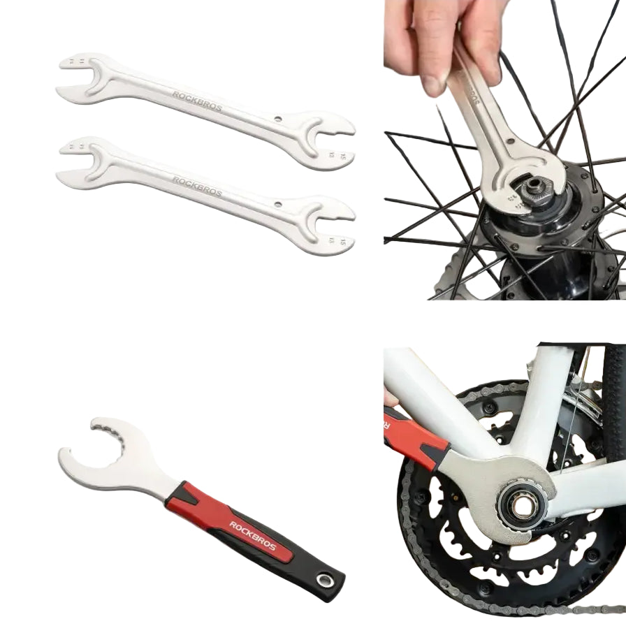 ROCKBROS Bicycle Repair Tool Kits Professional Bike Multifunction Repair Tools Key Set Cycling Tools