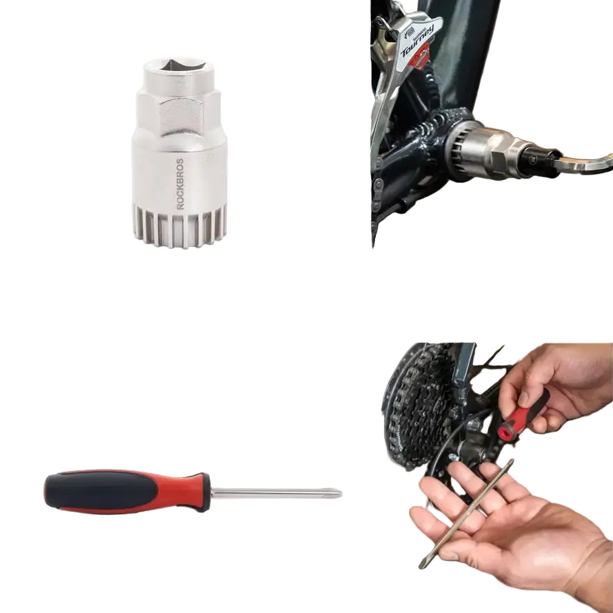 ROCKBROS Bicycle Repair Tool Kits Professional Bike Multifunction Repair Tools Key Set Cycling Tools