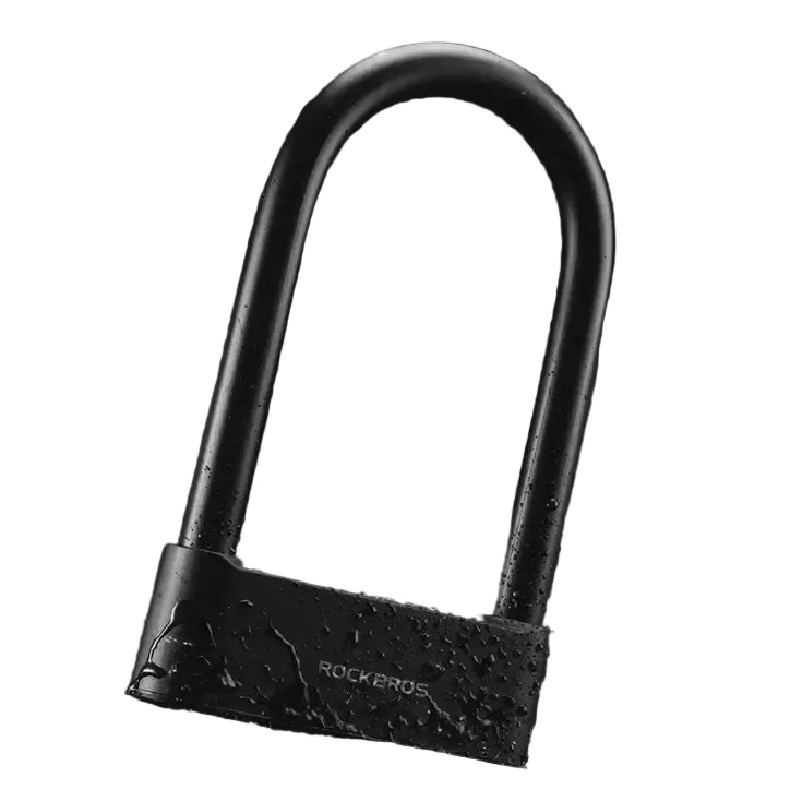 ROCKBROS Bicycle Smart Lock Bluetooth Fingerprint Unlock Waterproof High Strength Steel Alloy Anti-theft U-Lock Bike