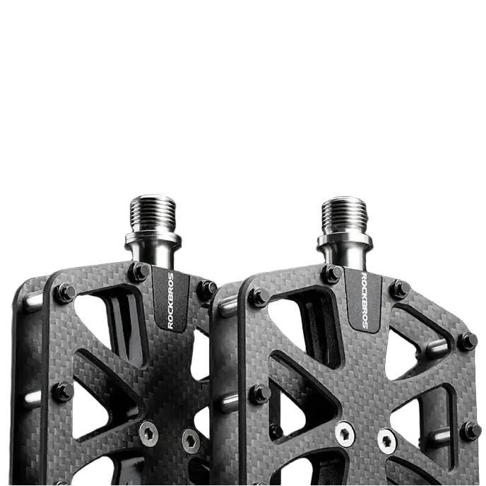 ROCKBROS Bike Pedal 3-Bearing Ultra-Light Carbon Fiber Pedals Anti-slip Waterproof Road Mountain Bicycle Pedal Cycling