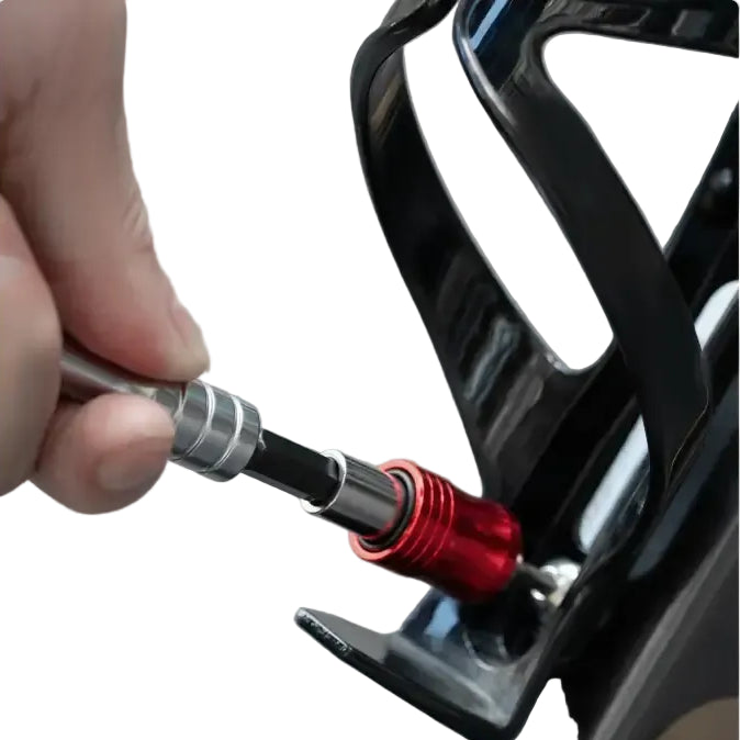 ROCKBROS Bike Repair Tools Multifunctional Ratchet Wrench Set Compact Folding Combination Aluminum Bicycle Ratchet Tool