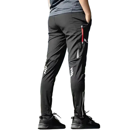 ROCKBROS Light Comfortable Cycling Pants Men Women Spring Summer Breathable Hight Elasticity Sports Pants Reflective