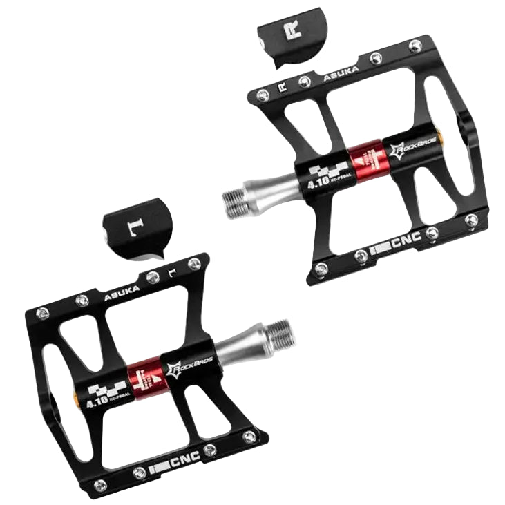 ROCKBROS Mountain Bike Bicycle Pedals Cycling Ultralight Aluminium Alloy 4 Bearings MTB Pedals Bicicleta Bike Pedals