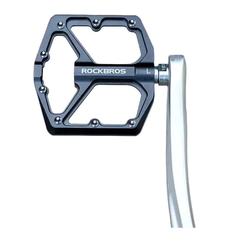 ROCKBROS MTB Cycling Ultralight Pedal Bike Bicycle Sealed DU Bearing Pedals Aluminum Alloy CRMO Non-slip Cleat Bike
