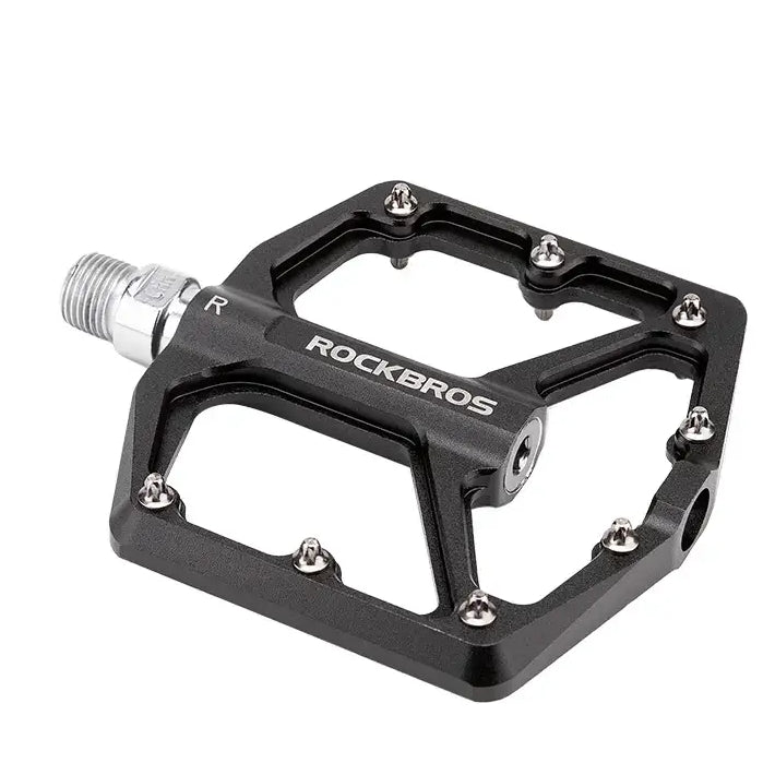 ROCKBROS MTB Cycling Ultralight Pedal Bike Bicycle Sealed DU Bearing Pedals Aluminum Alloy CRMO Non-slip Cleat Bike