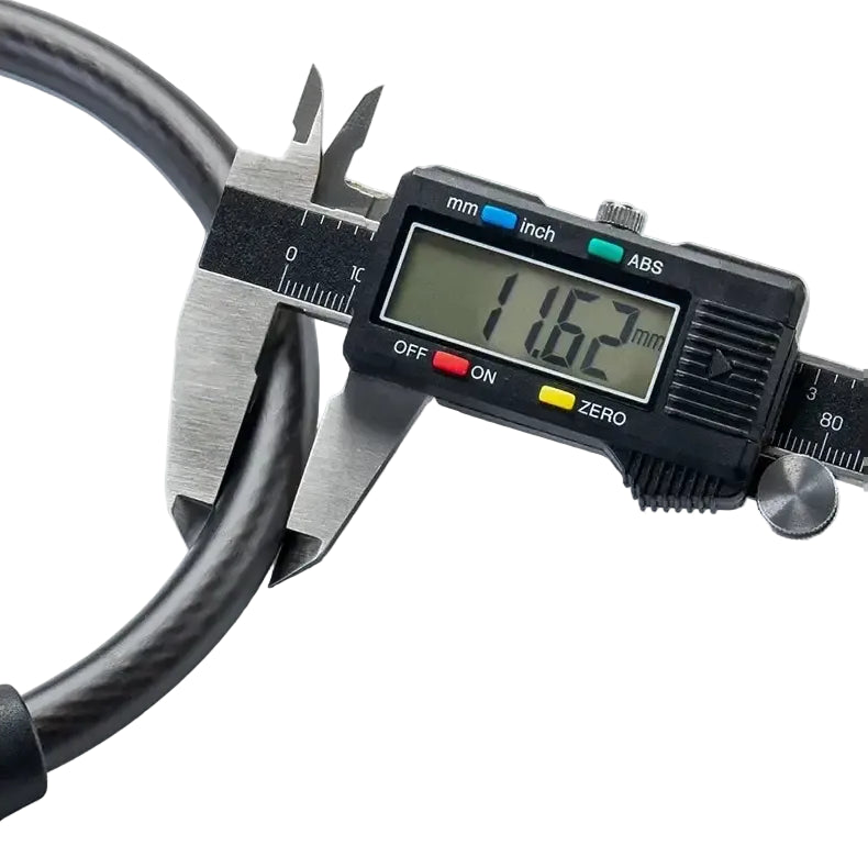 ROCKBROS Portable Bicycle Lock Ultra-Light Steel Cable Bike Lock 4-Digit Password PVC Waterproof Steel Password Lock
