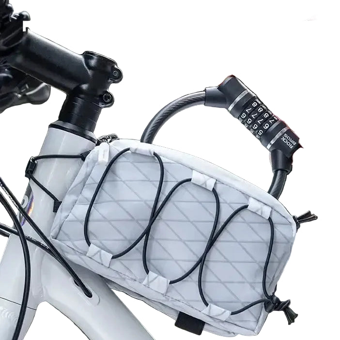 ROCKBROS Portable Bicycle Lock Ultra-Light Steel Cable Bike Lock 4-Digit Password PVC Waterproof Steel Password Lock