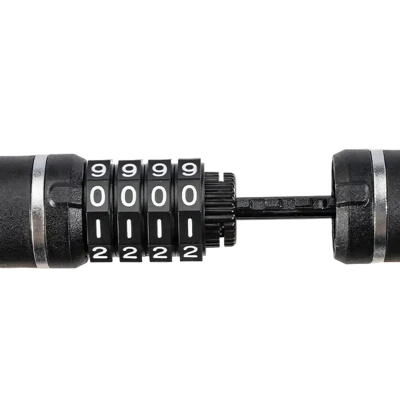 ROCKBROS Portable Bicycle Lock Ultra-Light Steel Cable Bike Lock 4-Digit Password PVC Waterproof Steel Password Lock