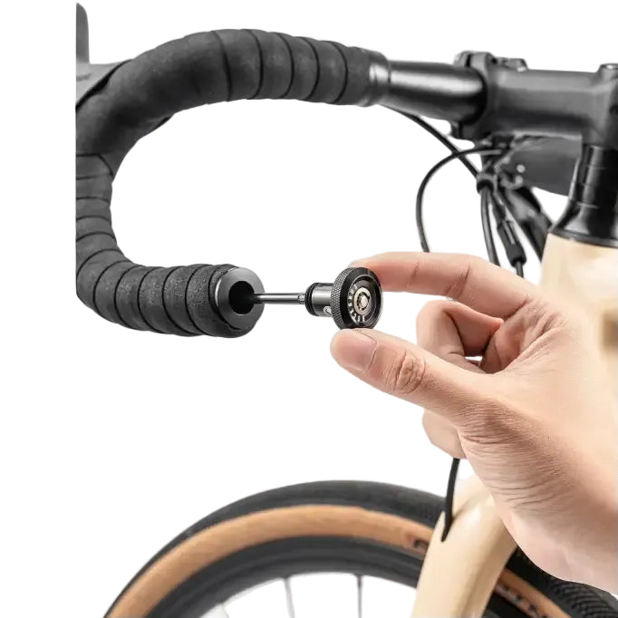 ROCKBROS ROAD TO SKY Bicycle Concealed Lock Portable Road Bike Curved Handlebar Plug Lock Anti-theft Cable Lock Bike