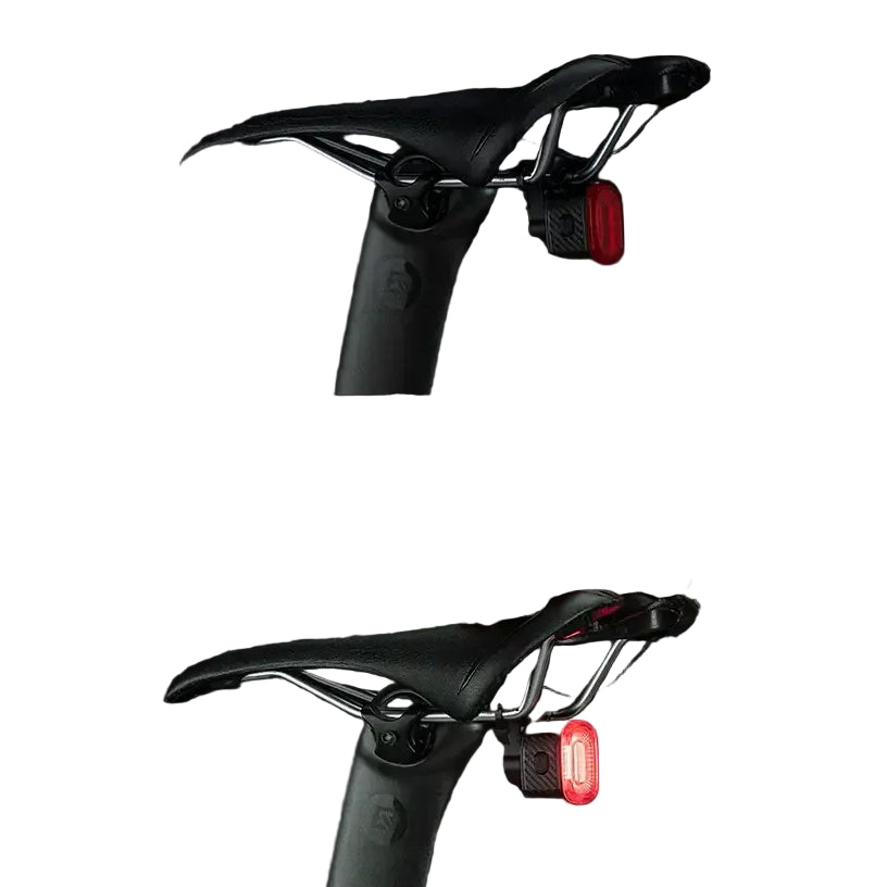 ROCKBROS Smart Bicycle Rear Light Auto Brake Sensing IPX6 Waterproof Cycling Tail Lamp LED USB Charging Safety Bike