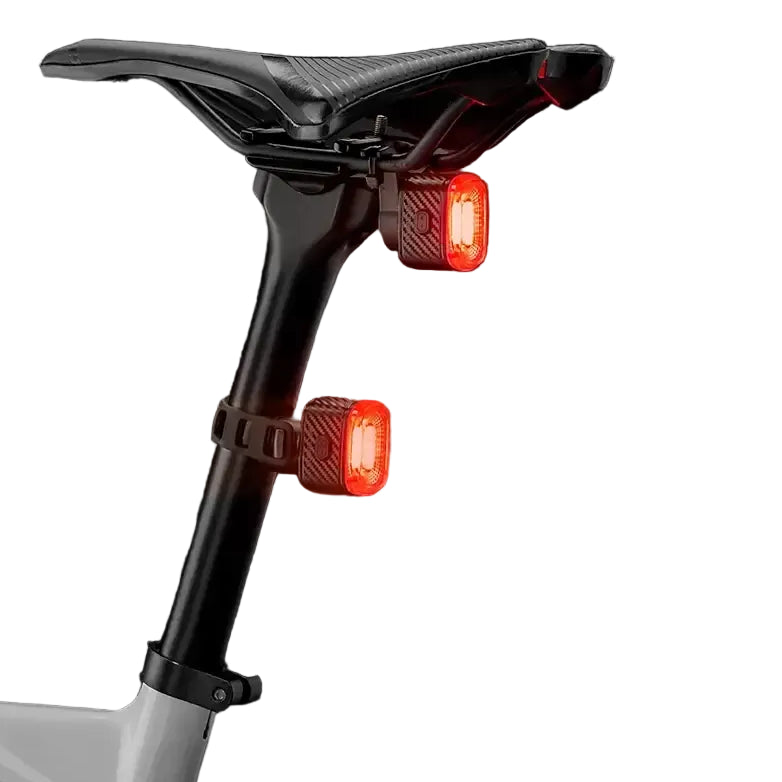 ROCKBROS Smart Bicycle Rear Light Auto Brake Sensing IPX6 Waterproof Cycling Tail Lamp LED USB Charging Safety Bike