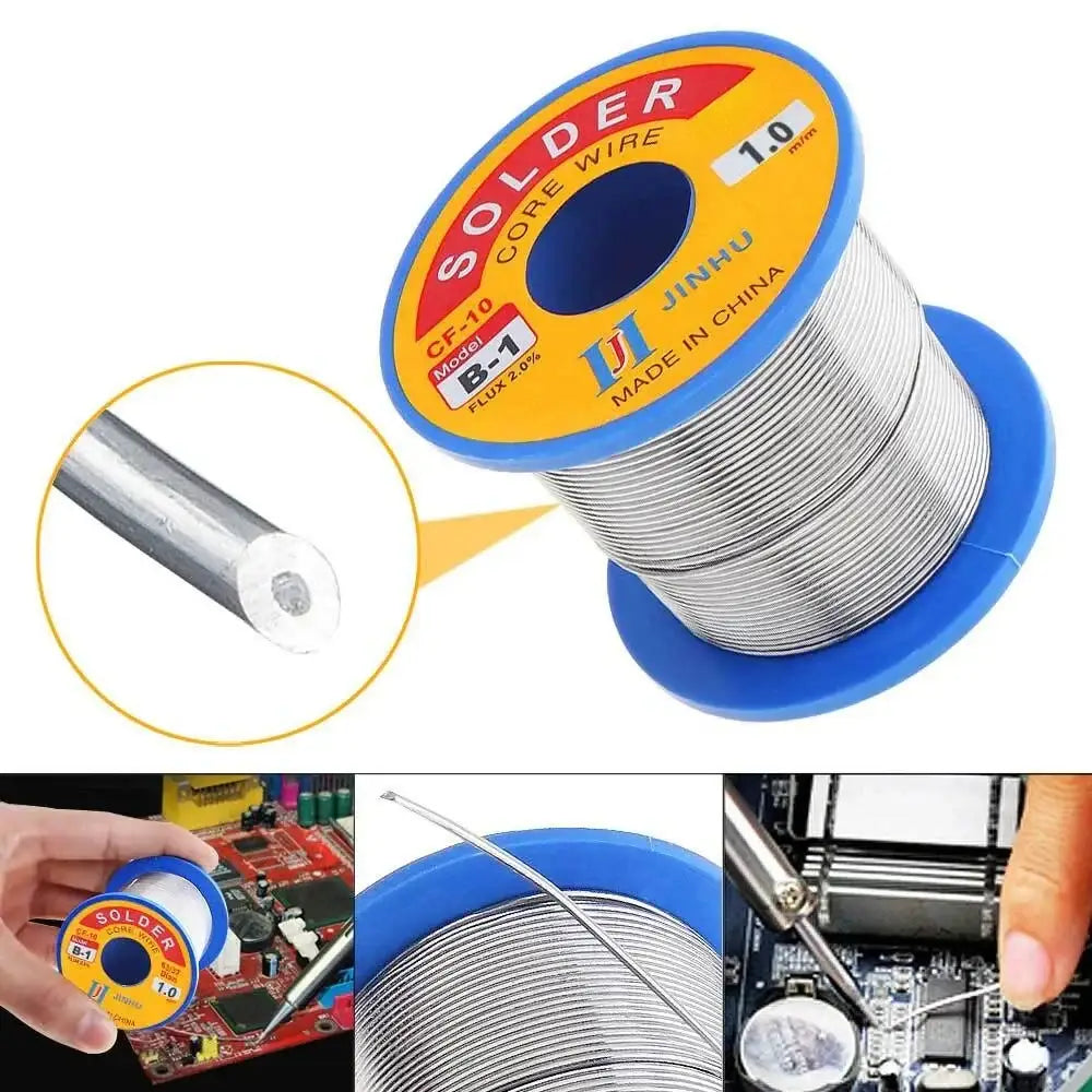 Rosin Core Low-Temperature Solder Wire (100–300g) (different sizes available) - HBC