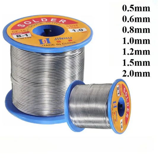Rosin Core Low-Temperature Solder Wire (100–300g) (different sizes available) - 100g / 0.5mm / Solder Wire - HBC