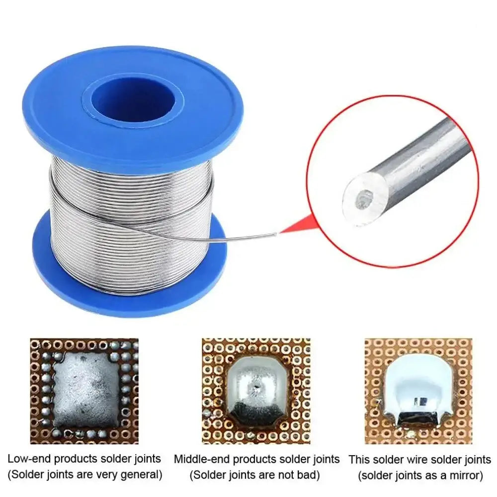 Rosin Core Low-Temperature Solder Wire (100–300g) (different sizes available) - HBC