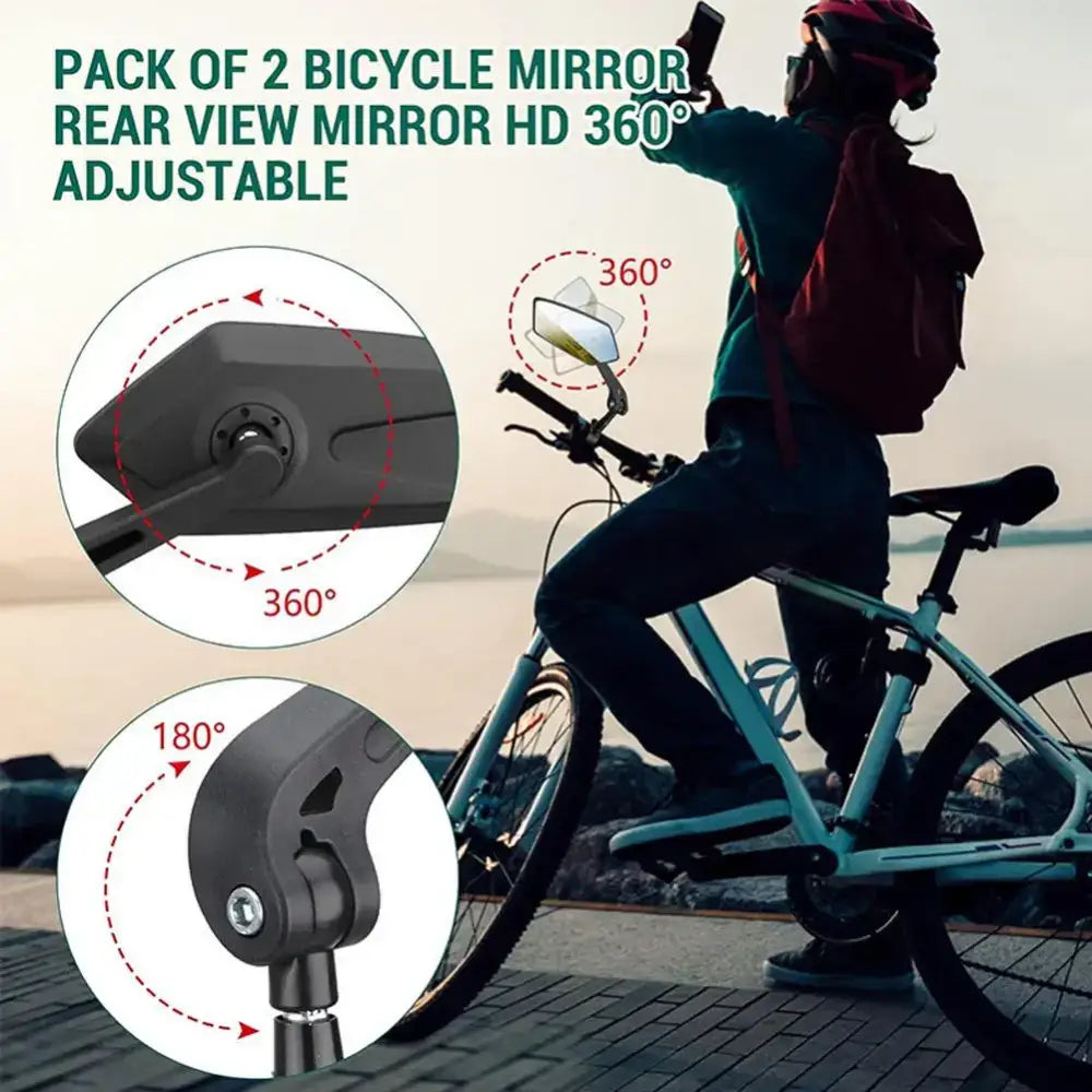 Rotatable Bicycle Handlebar Mirror - SS