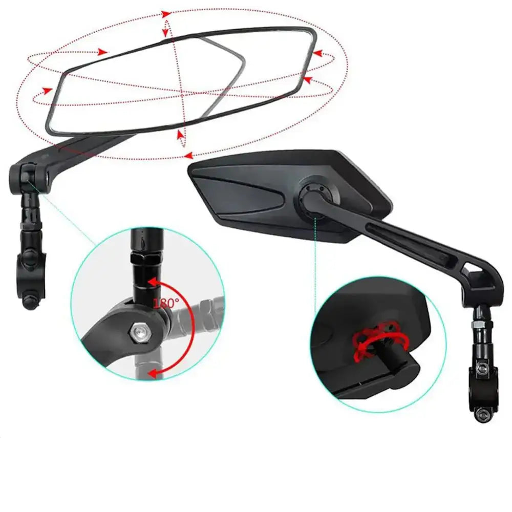 Rotatable Bicycle Handlebar Mirror - SS