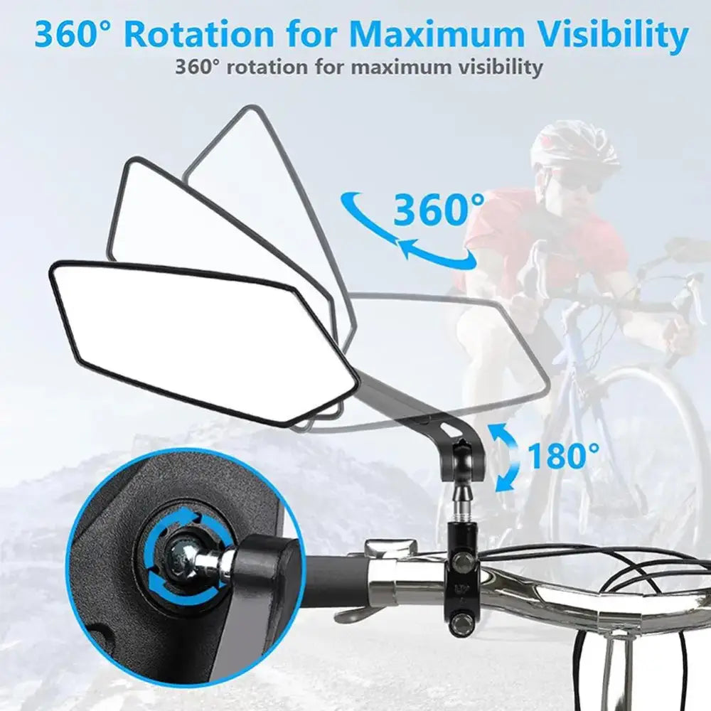 Rotatable Bicycle Handlebar Mirror - SS