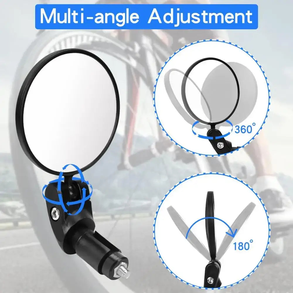 Rotating Bicycle Rearview Mirror (1pc & 2pcs) - SS