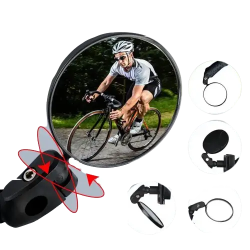 Rotating Bicycle Rearview Mirror (1pc & 2pcs) - SS