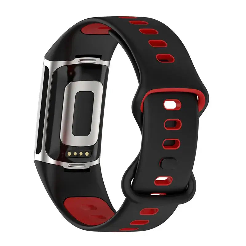 Rubber Sport Strap for the Fitbit Charge 5/6 Series (available in 21 colours) - TWS