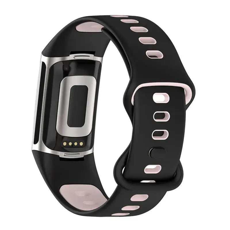Rubber Sport Strap for the Fitbit Charge 5/6 Series (available in 21 colours) - TWS