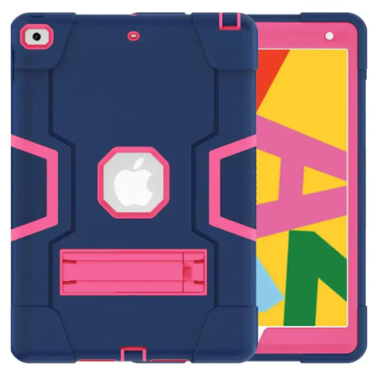 Rugged Case for iPad Series (Navy & Rose Red) - 9eight5